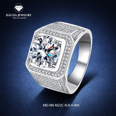 Nhẫn nam mặt vuông – Bản lĩnh của sự rõ ràng | Hải Hà Jewelry