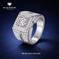 Nhẫn bạc nam bản lĩnh vững vàng | Hải Hà Jewelry