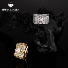 Nhẫn nam đa giác – Vững vàng trong im lặng | Hải Hà Jewelry