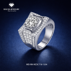 Nhẫn nam dáng khối vững – Sự lặng im của những điều đã chọn | Hải Hà Jewelry