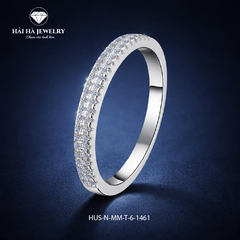 Nhẫn đá chạy nửa vòng – Ánh sáng đủ đầy cho những điều bền lâu | Hải Hà Jewelry