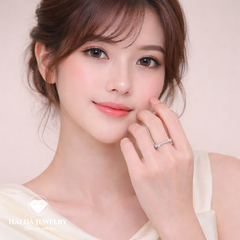 Nhẫn đính đá liền vòng – Ánh sáng ở lại mỗi ngày | Hải Hà Jewelry