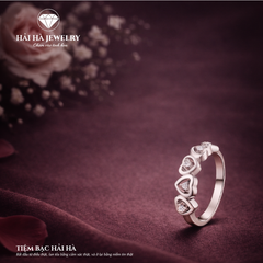 Nhẫn trái tim đan xen – Gắn kết bằng yêu thương dịu dàng | Hải Hà Jewelry
