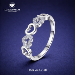 Nhẫn trái tim đan cài – Gắn kết từ những điều rất thật | Hải Hà Jewelry