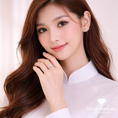 Nhẫn trái tim đan cài – Gắn kết từ những điều rất thật | Hải Hà Jewelry