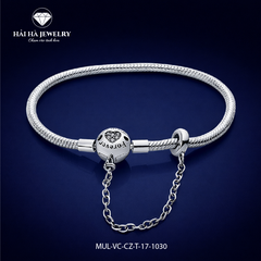 Vòng tay bạc 925 charm “Forever” – Kết nối bền vững trong chuyển động tinh tế