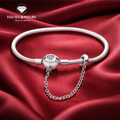 Vòng tay bạc 925 charm “Forever” – Kết nối bền vững trong chuyển động tinh tế