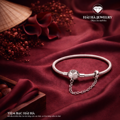 Vòng tay bạc 925 charm “Forever” – Kết nối bền vững trong chuyển động tinh tế