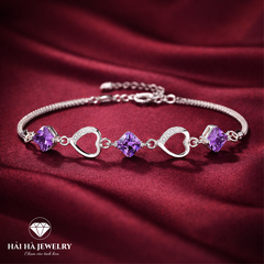 Vòng tay ba điểm sáng tròn | Hải Hà Jewelry