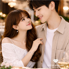 Vòng tay sao và ngọc trai – Dịu dàng giữa những điều lấp lánh | Hải Hà Jewelry