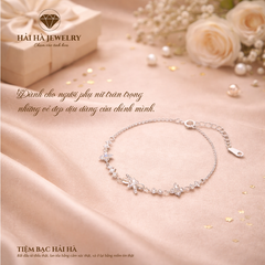 Vòng tay hoa đá nhỏ – Nở rất khẽ, nhưng ở lại rất lâu | Hải Hà Jewelry