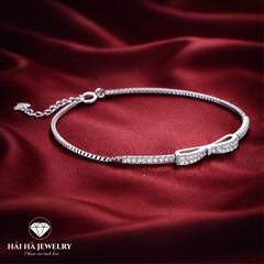 Vòng tay bạc đan cài tinh giản – Gắn kết nhẹ nhàng, bền lâu | Hải Hà Jewelry