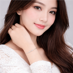 Vòng tay bạc đan cài tinh giản – Gắn kết nhẹ nhàng, bền lâu | Hải Hà Jewelry