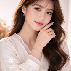 Vòng tay bạc vô cực gắn kết – Ở lại cùng nhau, theo cách bền lâu | Hải Hà Jewelry