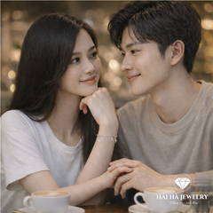 Vòng tay trăng sao ánh ngọc – Dịu êm theo nhịp riêng | Hải Hà Jewelry