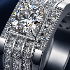 Nhẫn bạc nam bản lĩnh vững vàng | Hải Hà Jewelry