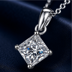 Dây chuyền Moissanite bạc s925 cao cấp – Điều luôn ở bên | Hải Hà Jewelry
