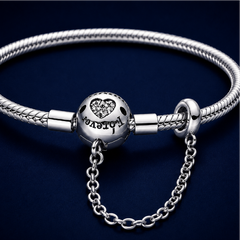 Vòng tay charm “Forever” bạc s925 cao cấp – Kết nối bền vững trong chuyển động tinh tế