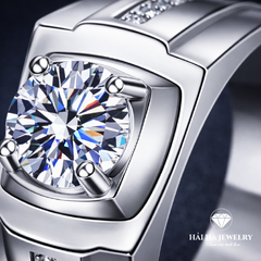 Nhẫn bạc nam bản lĩnh lặng thầm | Hải Hà Jewelry