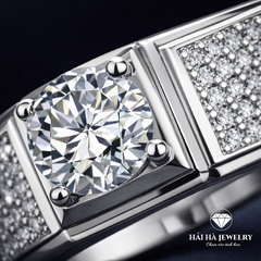 Nhẫn bạc nam bản lĩnh vững vàng | Hải Hà Jewelry