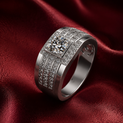 Nhẫn bạc nam bản lĩnh vững vàng | Hải Hà Jewelry