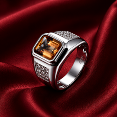 Nhẫn bạc nam đá zultanite diaspore – bản lĩnh của sự chuyển hóa | Hải Hà Jewelry