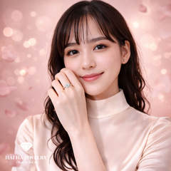 Nhẫn nữ bạc 925 đính moissanite 2 carat dáng solitaire – tinh gọn, sáng trong, đeo nhẹ tay