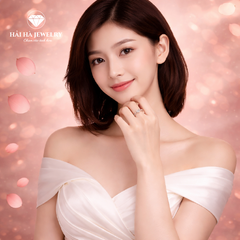 Nhẫn nữ bạc 925 moissanite dáng trái tim – chạm vào tinh hoa cảm xúc