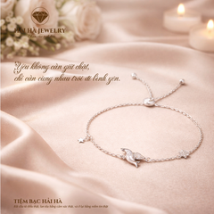 Vòng tay Cá heo & ngôi sao – Niềm vui hiền lành giữa những chuyển động | Hải Hà Jewelry