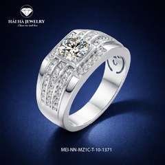 Nhẫn bạc nam bản lĩnh vững vàng | Hải Hà Jewelry