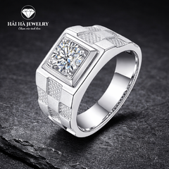 Nhẫn bạc nam vững vàng từ điều thật | Hải Hà Jewelry