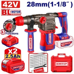 Bộ máy Khoan Đục đầu 14mm PIN EMTOP ELRH422882