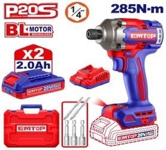 Bộ máy siết vít PIN EMTOP lực siết 285Nm ECIRL2028