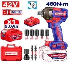 Bộ máy Bulong lực siết 460Nm PIN 42V EMTOP ECIWL42461