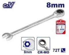 Cờ lê vòng miệng 8mm tự động emtop ECSPAR081