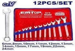 Bộ cờ lê kết hợp emtop ECSS11201