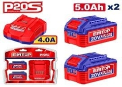 Bộ pin và bộ sạc Lithium-Ion emtop ELBCPK2513