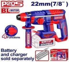 Thân máy khoan BÊ TÔNG PIN EMTOP ELRH202081