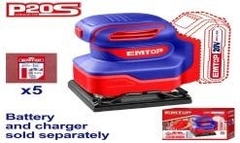 Thân máy chà nhám vuông PIN emtop ELSHS2014