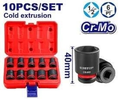 Bộ 10 đầu tuýp 1/2" emtop EMSS12101