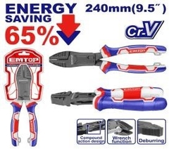 Kìm răng trợ lực 65% 9.5 inch emtop EPLRCC0951