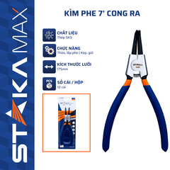 Kìm Phe 7” Cong Ra STAKAMAX KA-0692