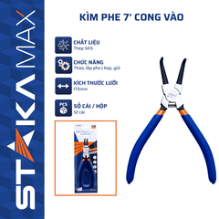 Kìm Phe 7” Cong Vào STAKAMAX KA-0693
