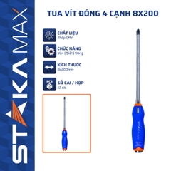 Tua vít đóng 4 cạnh 8×200 STAKAMAX KA-0931