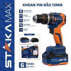 Máy Khoan Pin Từ 80N.m Đầu 13mm STAKA