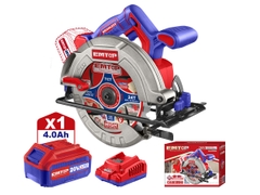 Bộ máy cưa gỗ 185mm PIN EMTOP 20V ELCS18511