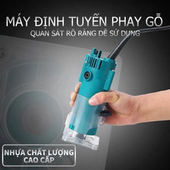 Máy phay gỗ cầm tay Mailtank SH134 cốt 6.35mm 350W máy soi gỗ máy phay alu tạo rãnh máy soi gỗ cầm tay, máy phay mini