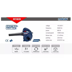 Máy thổi bụi Makute PB004 | Công suất 600w