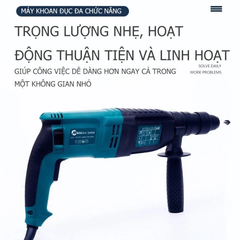 Máy khoan MAILTank SH04 Máy khoan bê tông 3 chức năng 1300W Máy Khoan Đục Bê Tông khoan tường\ khoan gỗ\ khoan sắt