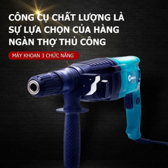 Máy khoan MAILTank SH04 Máy khoan bê tông 3 chức năng 1300W Máy Khoan Đục Bê Tông khoan tường\ khoan gỗ\ khoan sắt